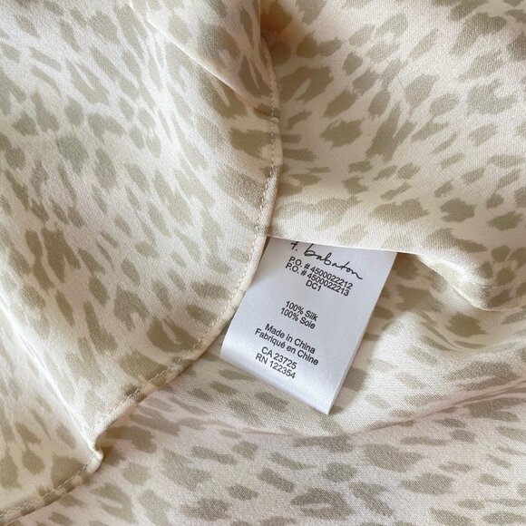 Aritzia Silk Leopard Print Silk Blouse - Picture 11 of 15